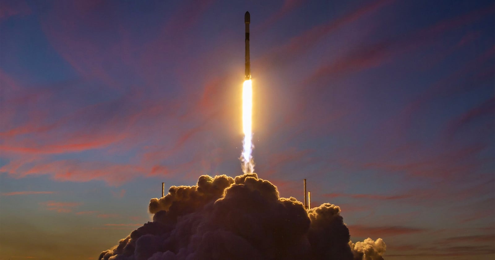 Watch the SpaceX Falcon 9 Rocket Separate and Return to Earth