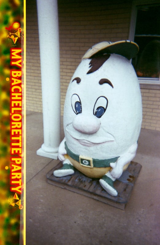 Bachelorette Themed Disposable Film Camera Image of company mascot