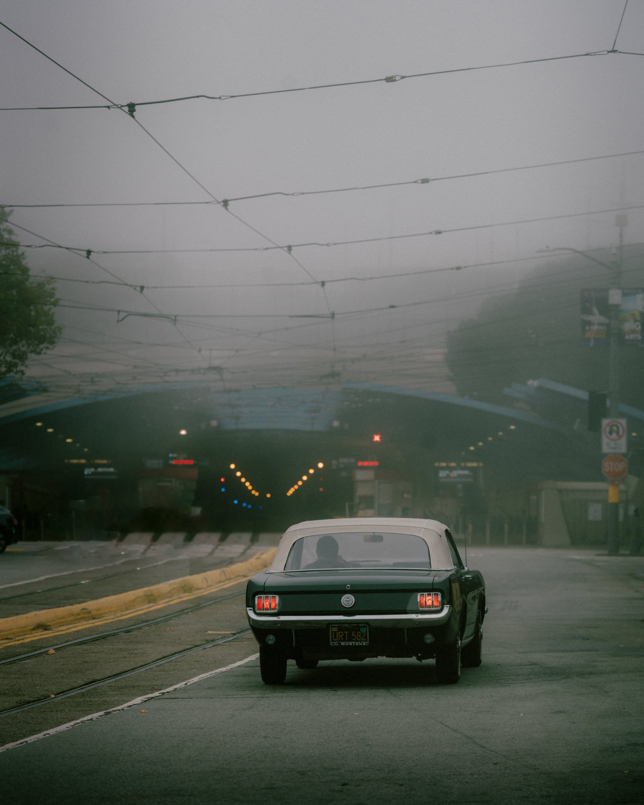 San Francisco fog street photography