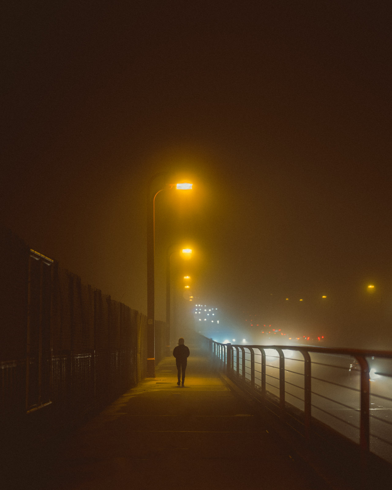 San Francisco fog street photography