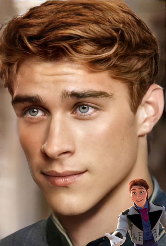 Prince Hans from Frozen in real life