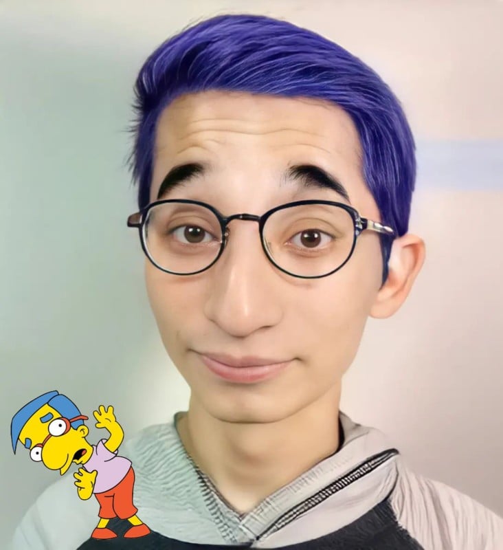 Millhouse from The Simpsons in real life