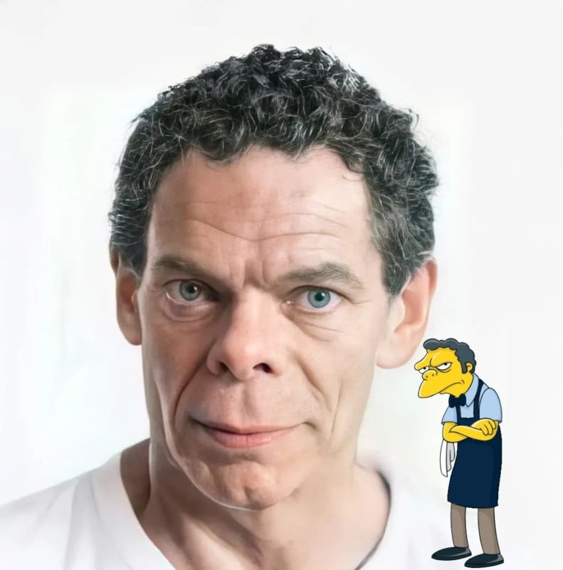 Moe of the Simpsons in real life
