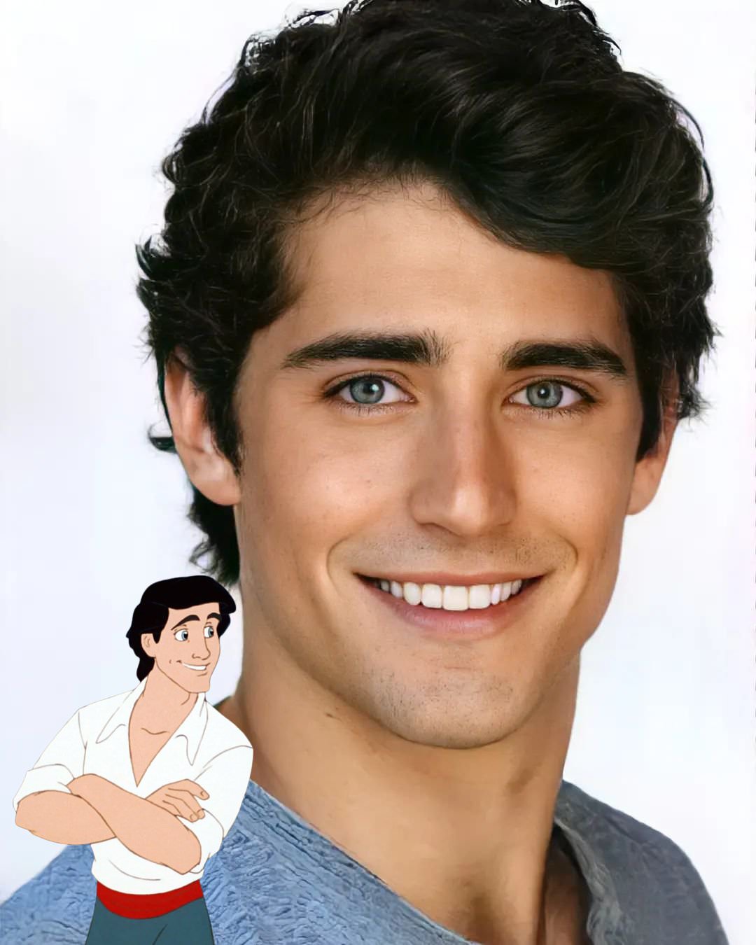 cartoon characters rendered by AI - Prince Eric