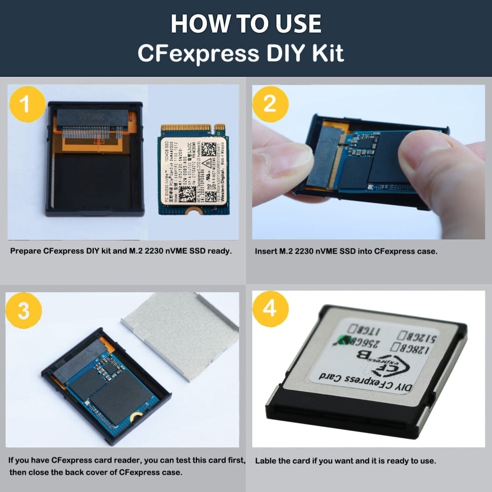 Adapter Lets You Turn Cheap SSDs into CFexpress Cards | PetaPixel