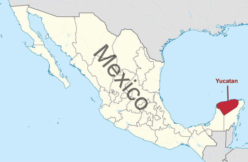 The State of Yucatán in Mexico