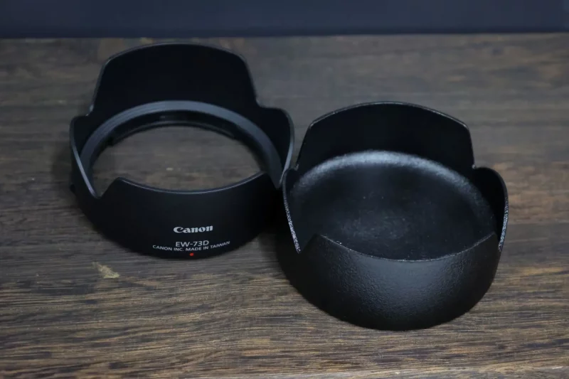 Canon Wood lacquer Dishes inspired by lens hood