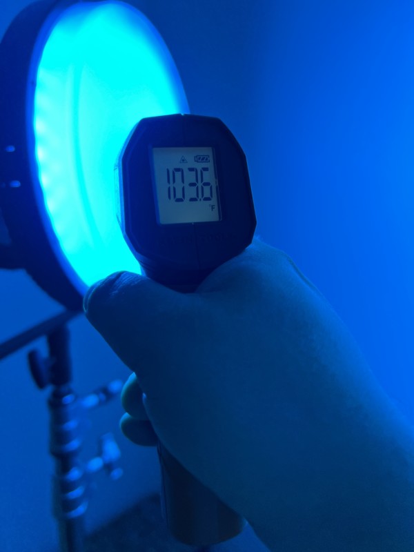 AEOS 2 Video Light Max Power Temperature