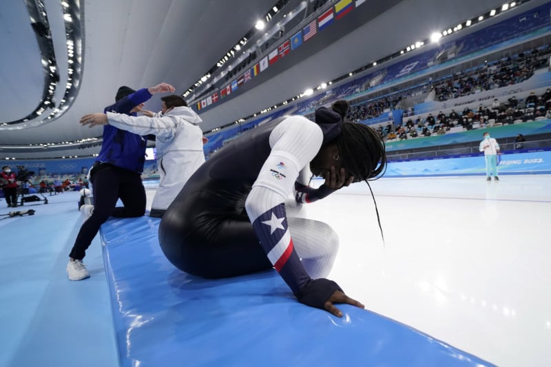 AP photo from the 2022 Olympics