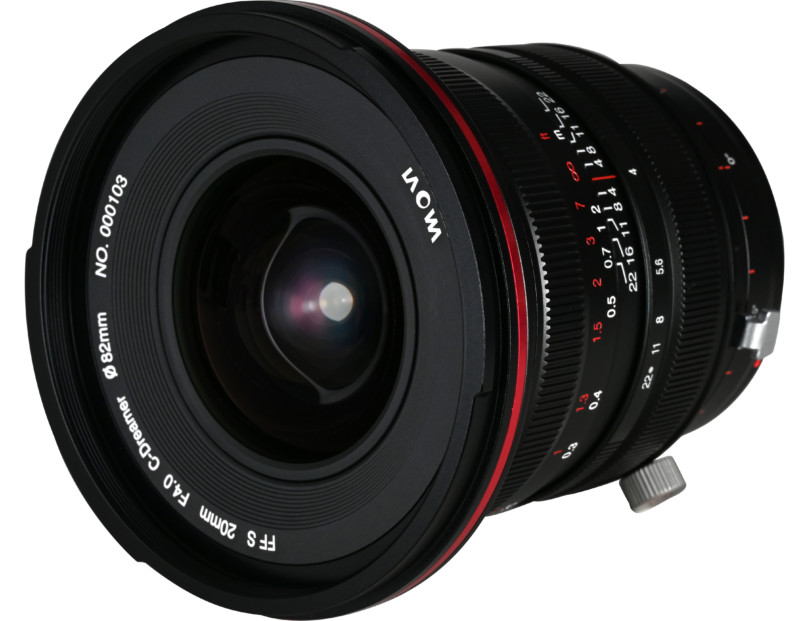 Venus Optics Unveils the Laowa 20mm f/4 Zero-D Shift Lens