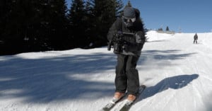 DJI Ronin 4D on a ski slope