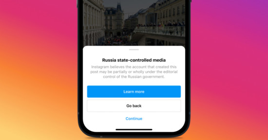 Instagram Demoting Russian State Media