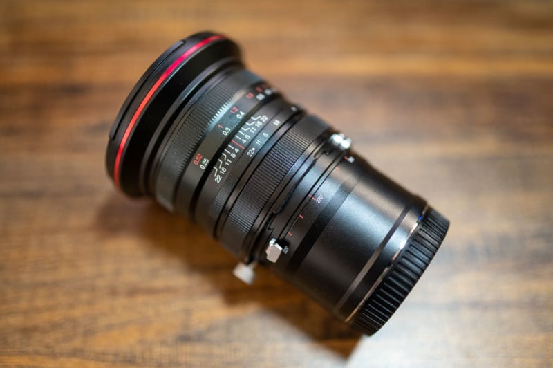 Laowa 20mm f4 Zero-D Shift Lens Control Rings