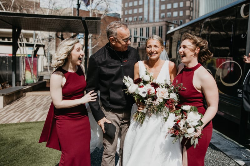 Tom Hanks Wedding Photobomb