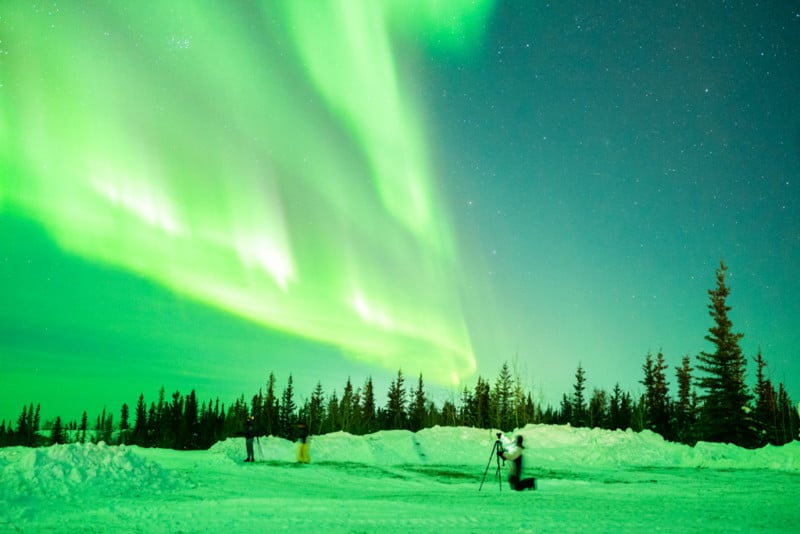 Northern lights in Alaska