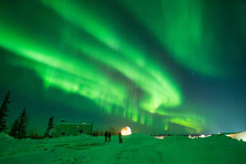 Northern lights in Alaska