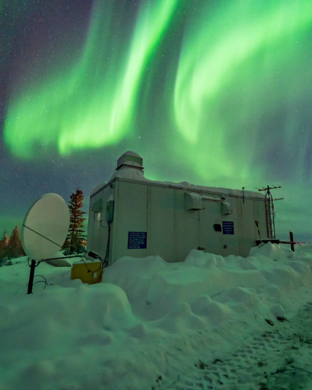 Northern lights in Alaska