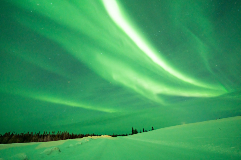 Northern lights in Alaska