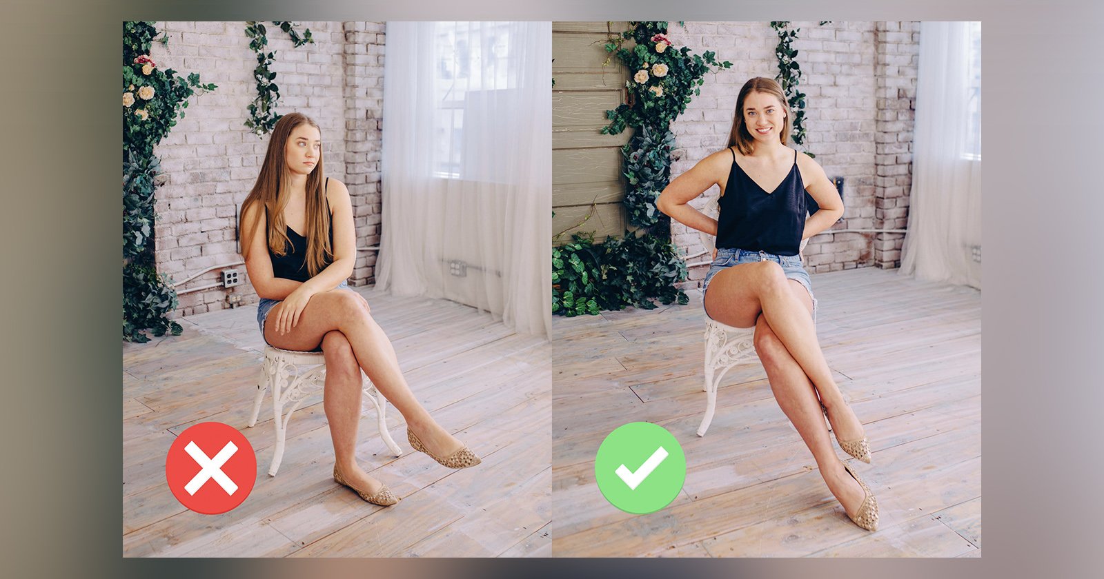 Female Photoshoot POSES: 10 TIPS and Photo Examples ◾️ iPhotography