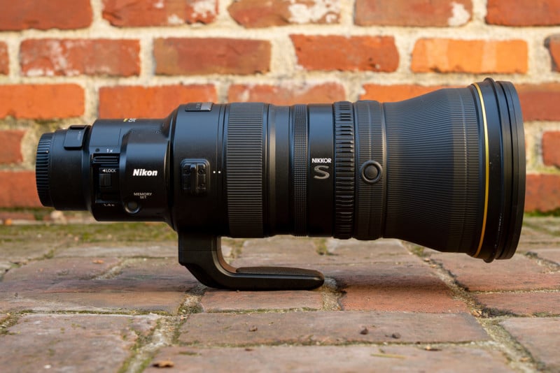 Right side of the Nikon 400mm f/2.8 TC VR S.