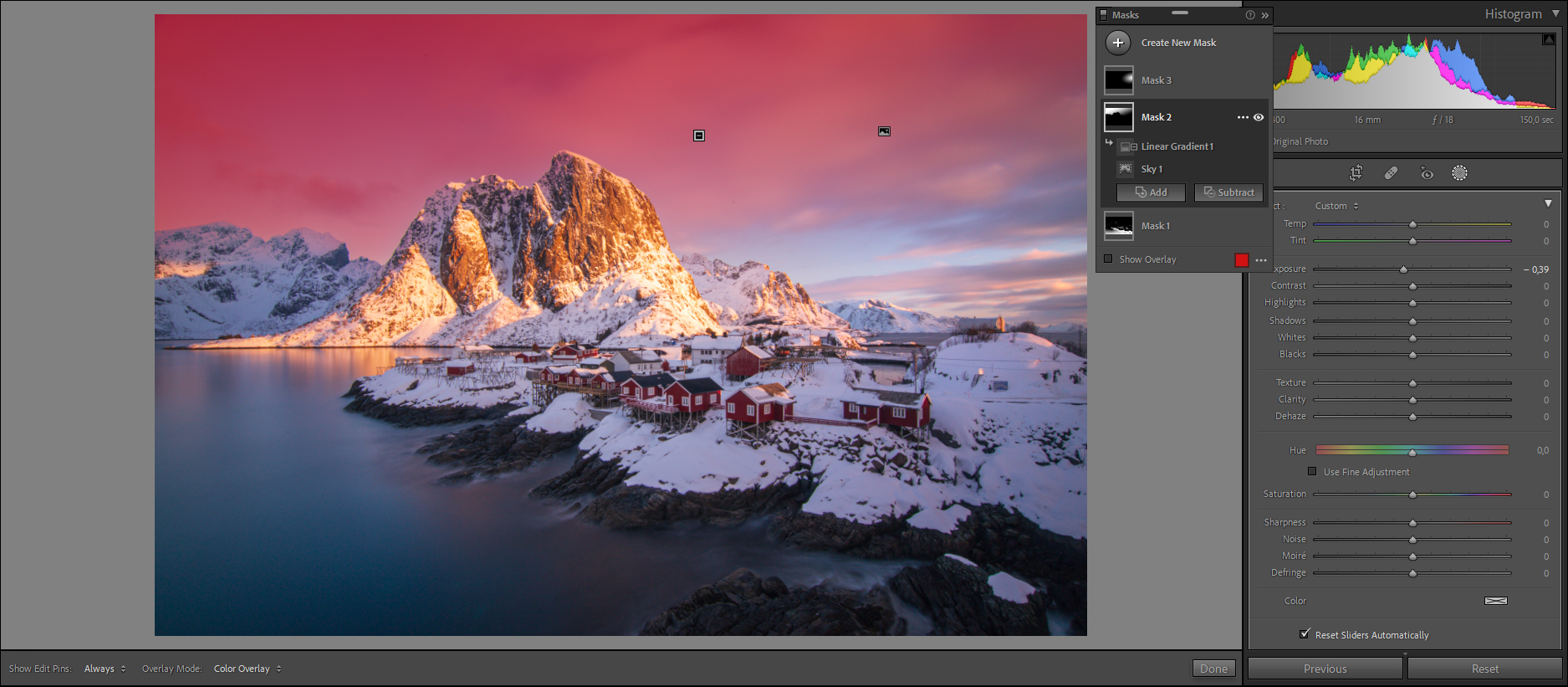 Lightroom Color Grading Process for Warm and Vibrant Landscape Photos ...