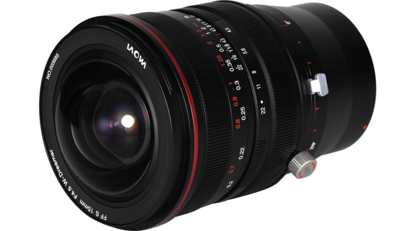 Laowa's 'Red Ring' Version of the 15mm Shift Lens has 14 Aperture Blades