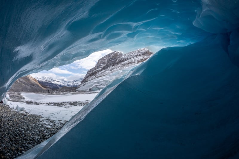 Grottes de glace dans les Rocheuses