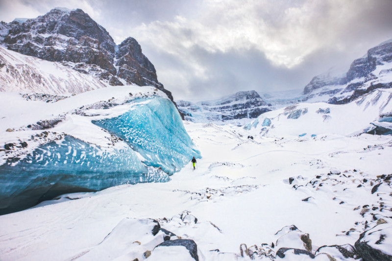 Ice Caves in the Rocky Mountains