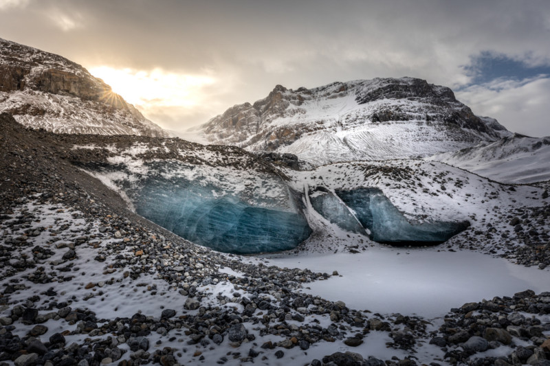 Ice Caves in the Rocky Mountains