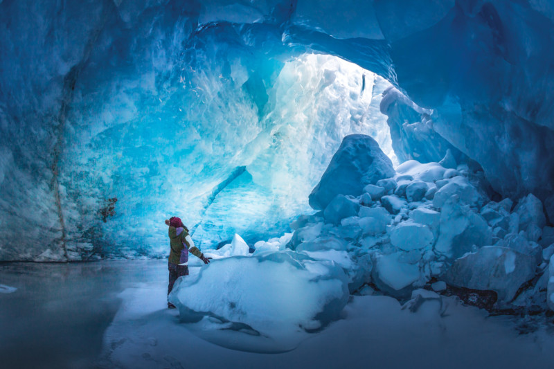 Ice Caves in the Rocky Mountains