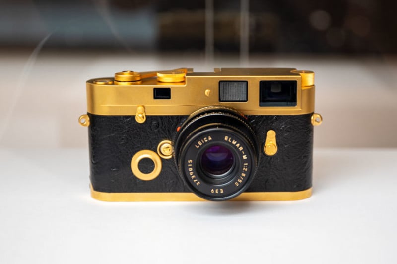 Leitz Photographica Auction-Golden Leica MP for Charity