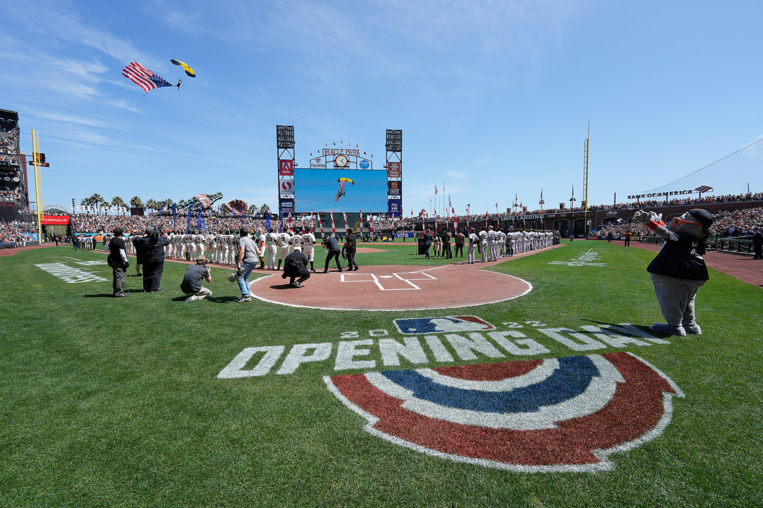 Photographing MLB's Opening Day For The San Francisco Giants Skate