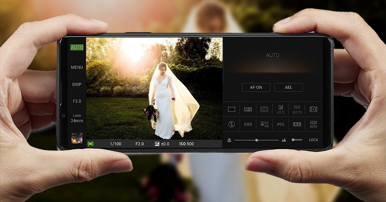 Shooting a wedding on a smartphone