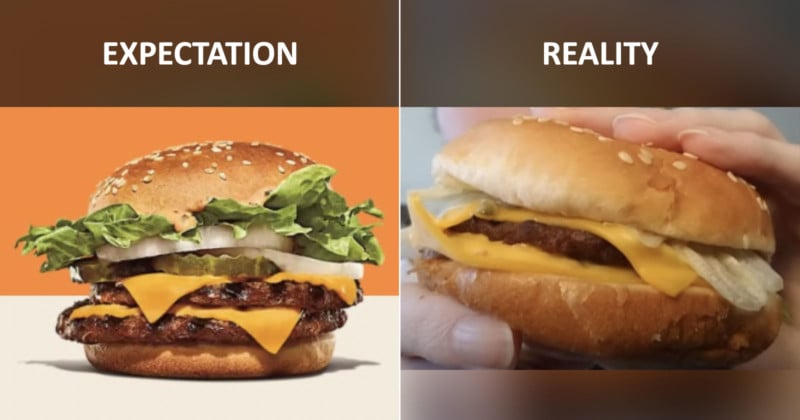 Burger King Faces Lawsuit Over Size of Whopper in Ad Photos