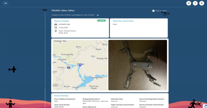 StolenDrone.Info looks worldwide for missing drones.