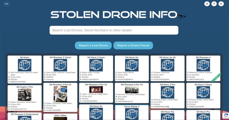 can you track a stolen dji drone