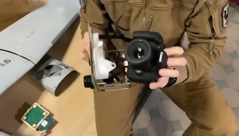 drone with dslr mount