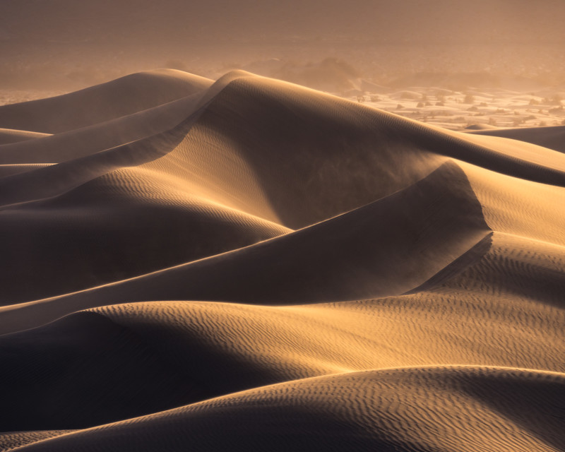 Dunes de sable de la vallée de la mort