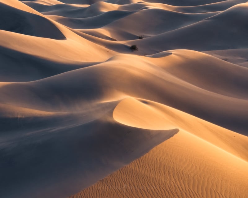 Dunes de sable de la vallée de la mort
