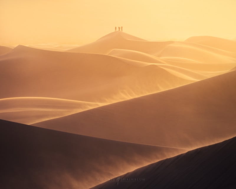 Death valley sand dunes