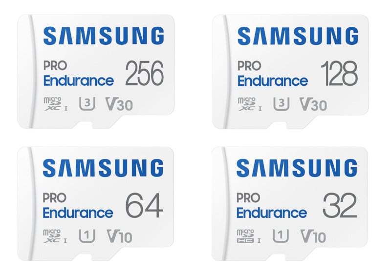 Samsung says its new 256GB Pro Endurance microSD cards can write for 16  years straight: Digital Photography Review