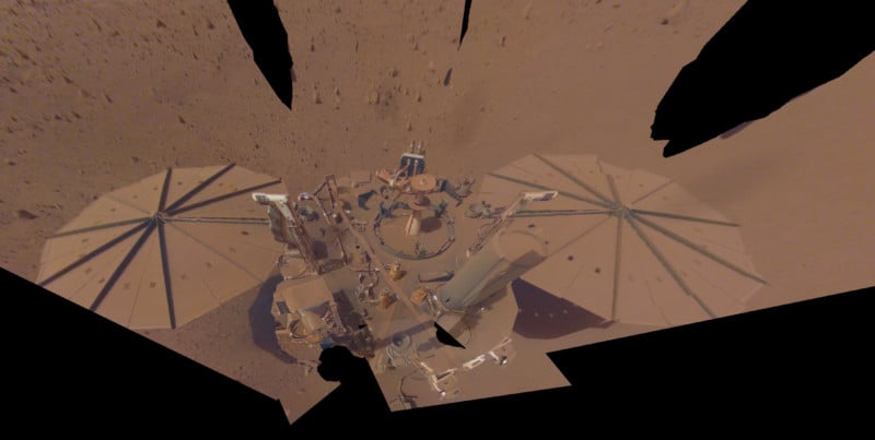 Mars Insight Lander Final Selfie