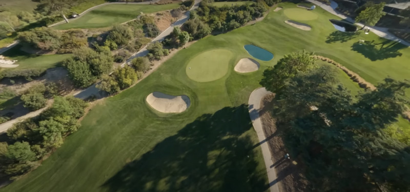 Tom Brady sinks a 'hole-in-one' ahead of The Match and crazy drone