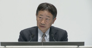 Sony CEO Terushi Shimizu