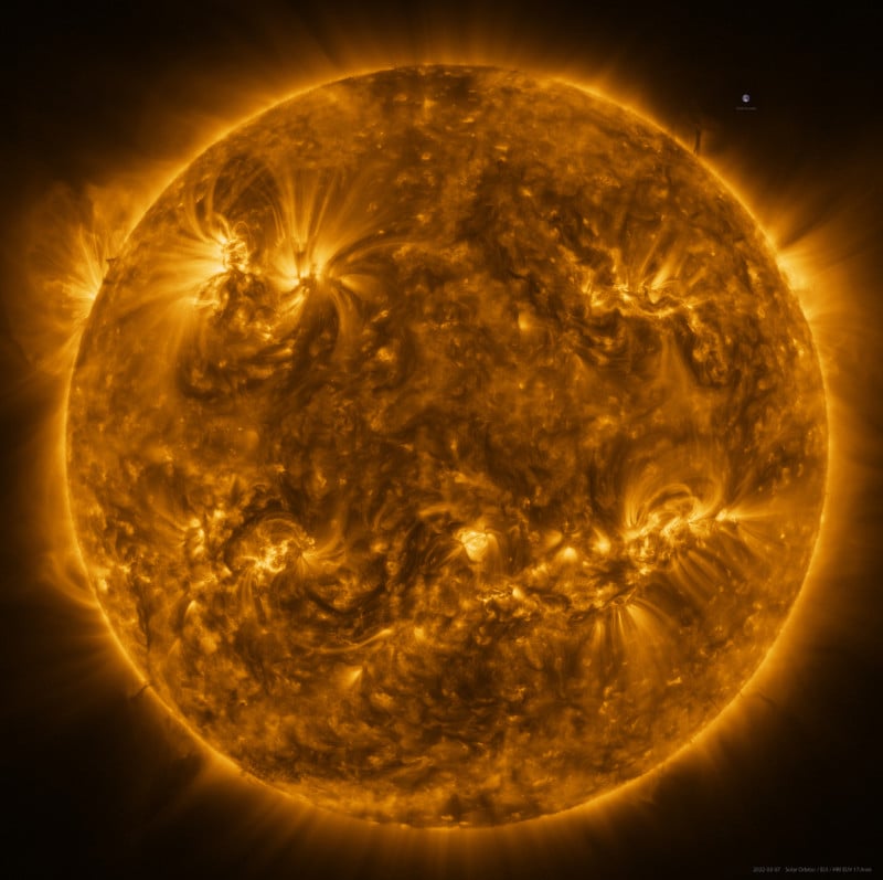High resolution photo of the sun