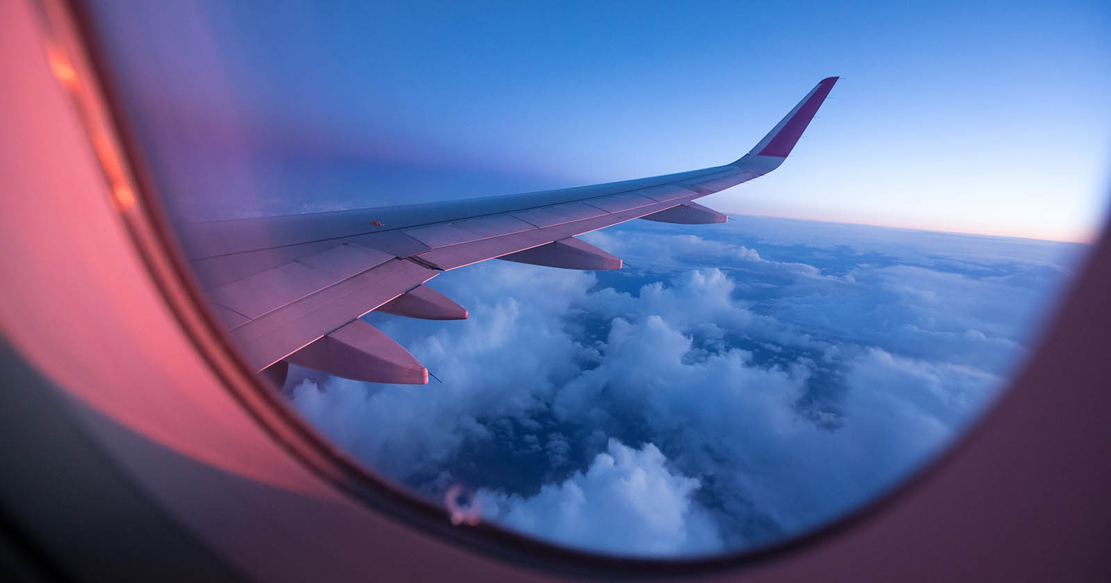 airplane window photography