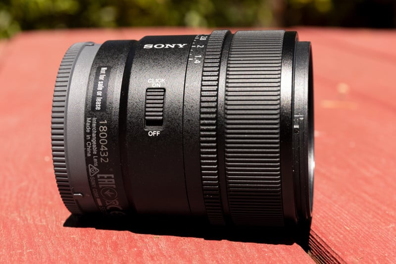 Sony 15mm f/1.4 G lens.