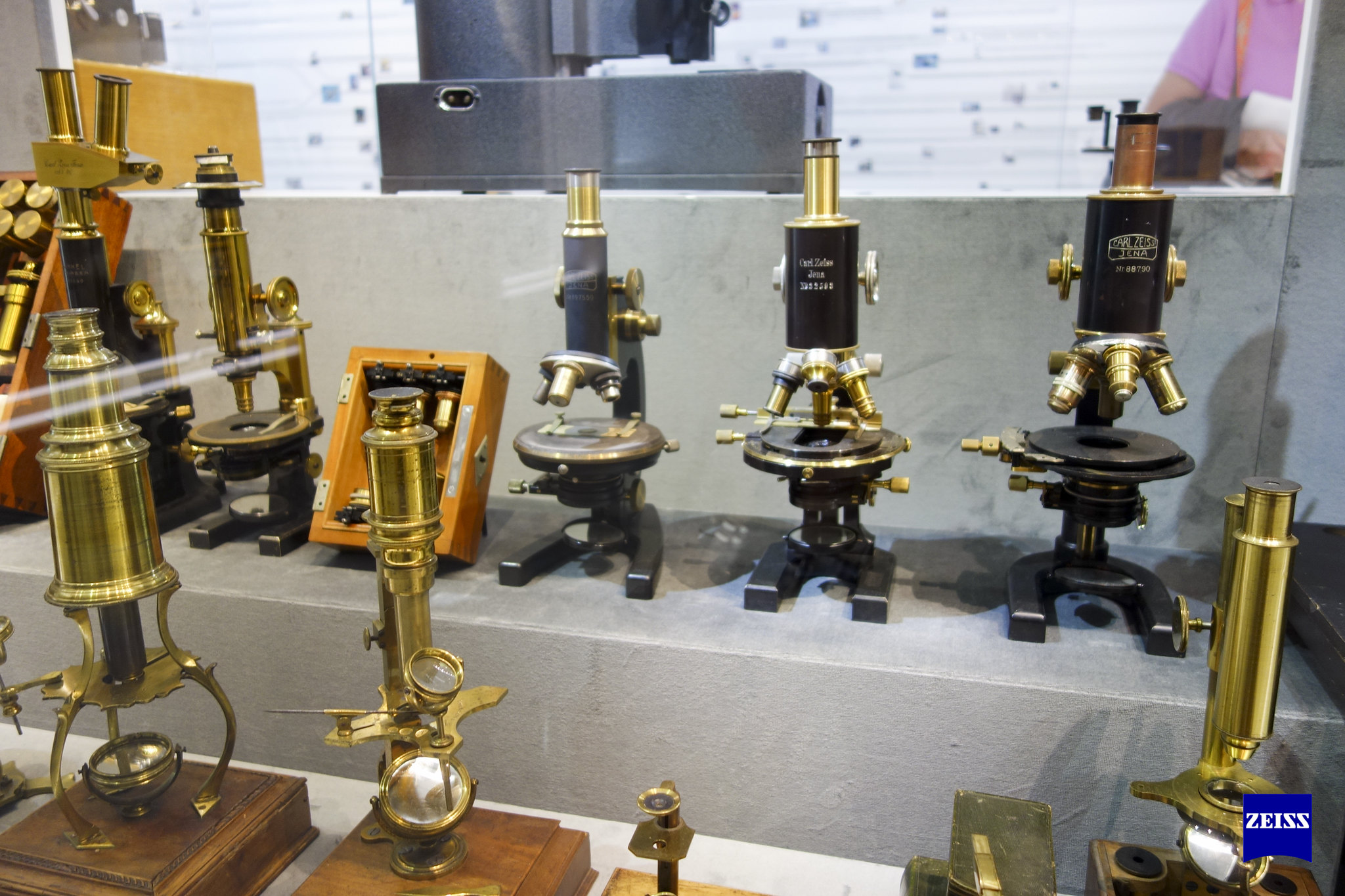 Telescopes inside the Zeiss museum of optics