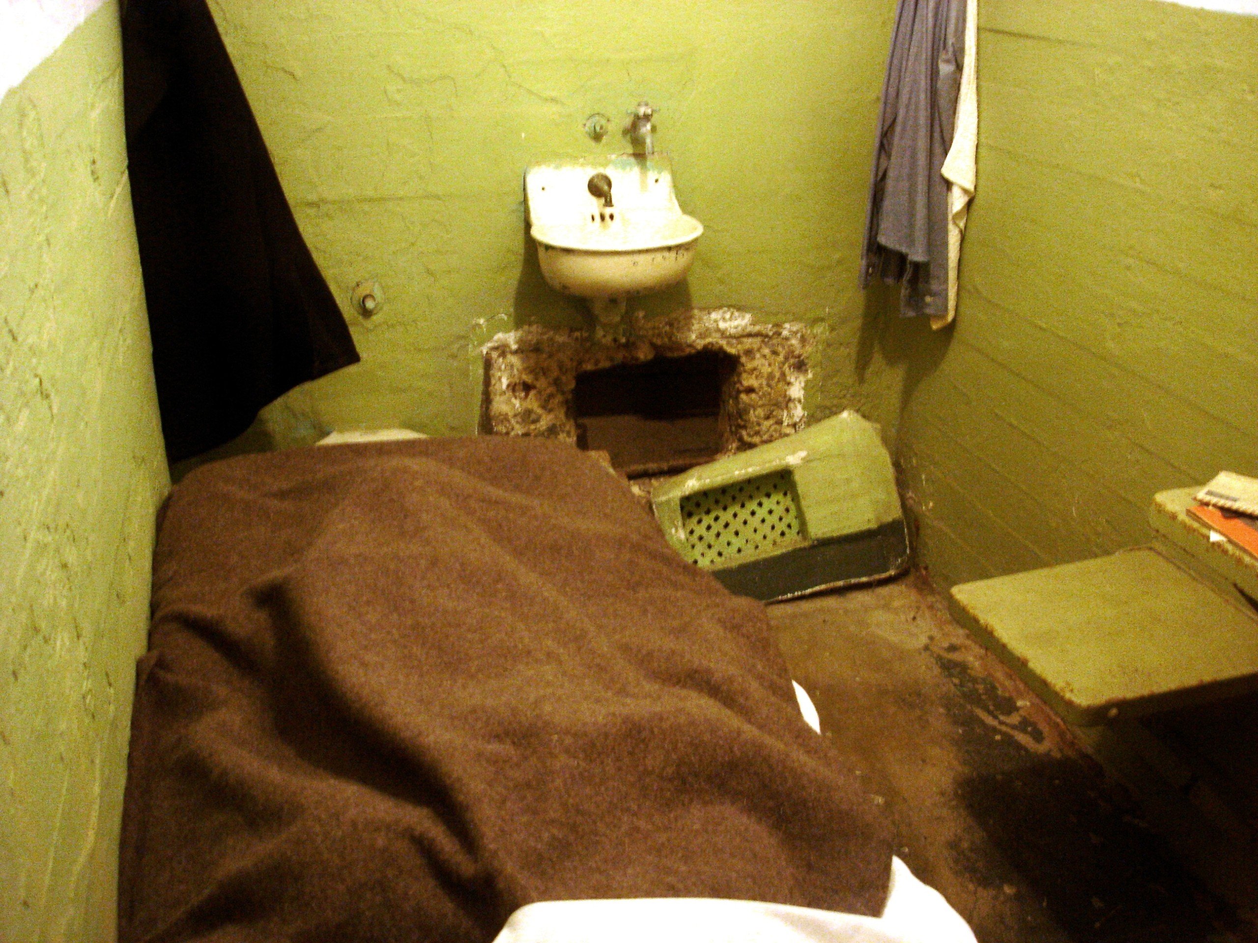 Escapee's prison cell
