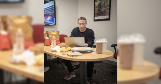 Mark Zuckerberg's Photoshopped Picture Highlights his Dislike of Apple